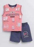 Mars Infiniti Boys & Girls Casual T-shirt Shorts (Wine)