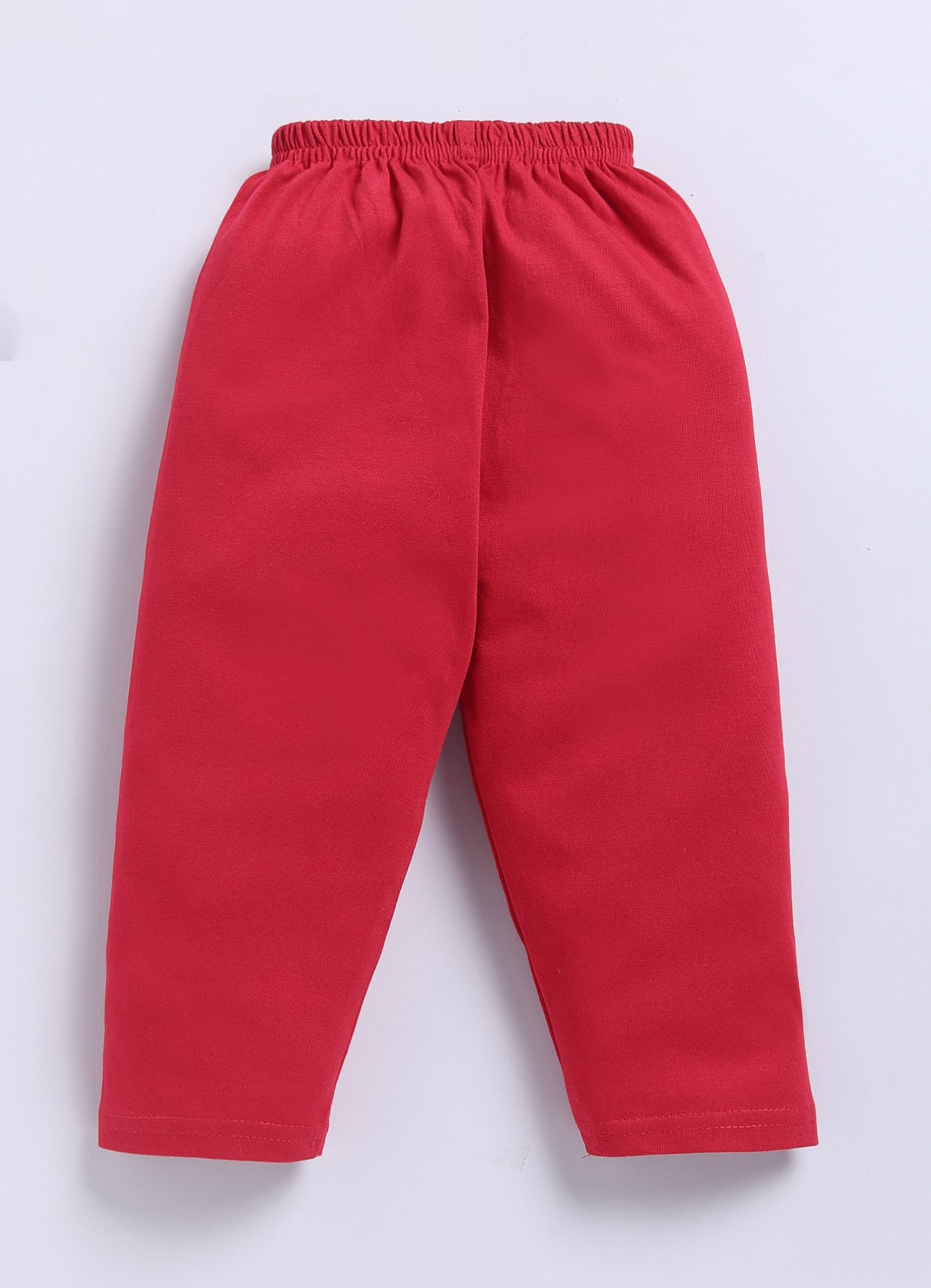 Mars Infiniti Pure Cotton Full Sleeves Front Open Tshirt and Full Pant Set for Infants|Red