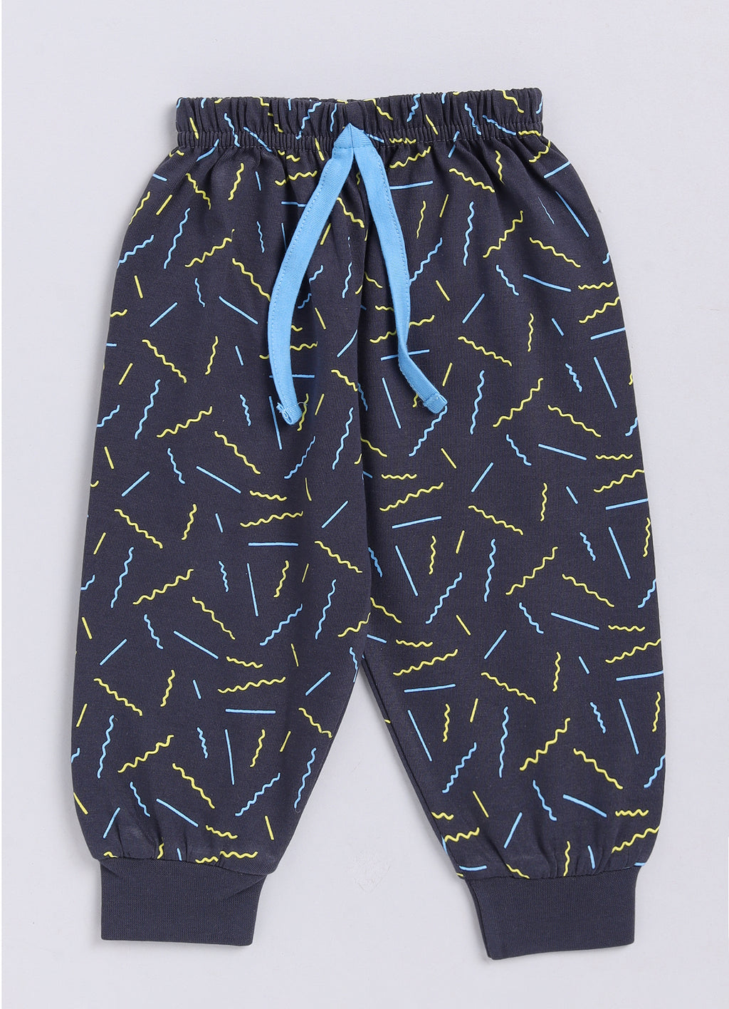 Mars Infiniti Boys Casual T-shirt Track Pants (Blue, Yellow)