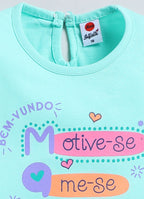 Mars Infiniti Baby Girls Casual Top Capri (Skygreen, Blue)