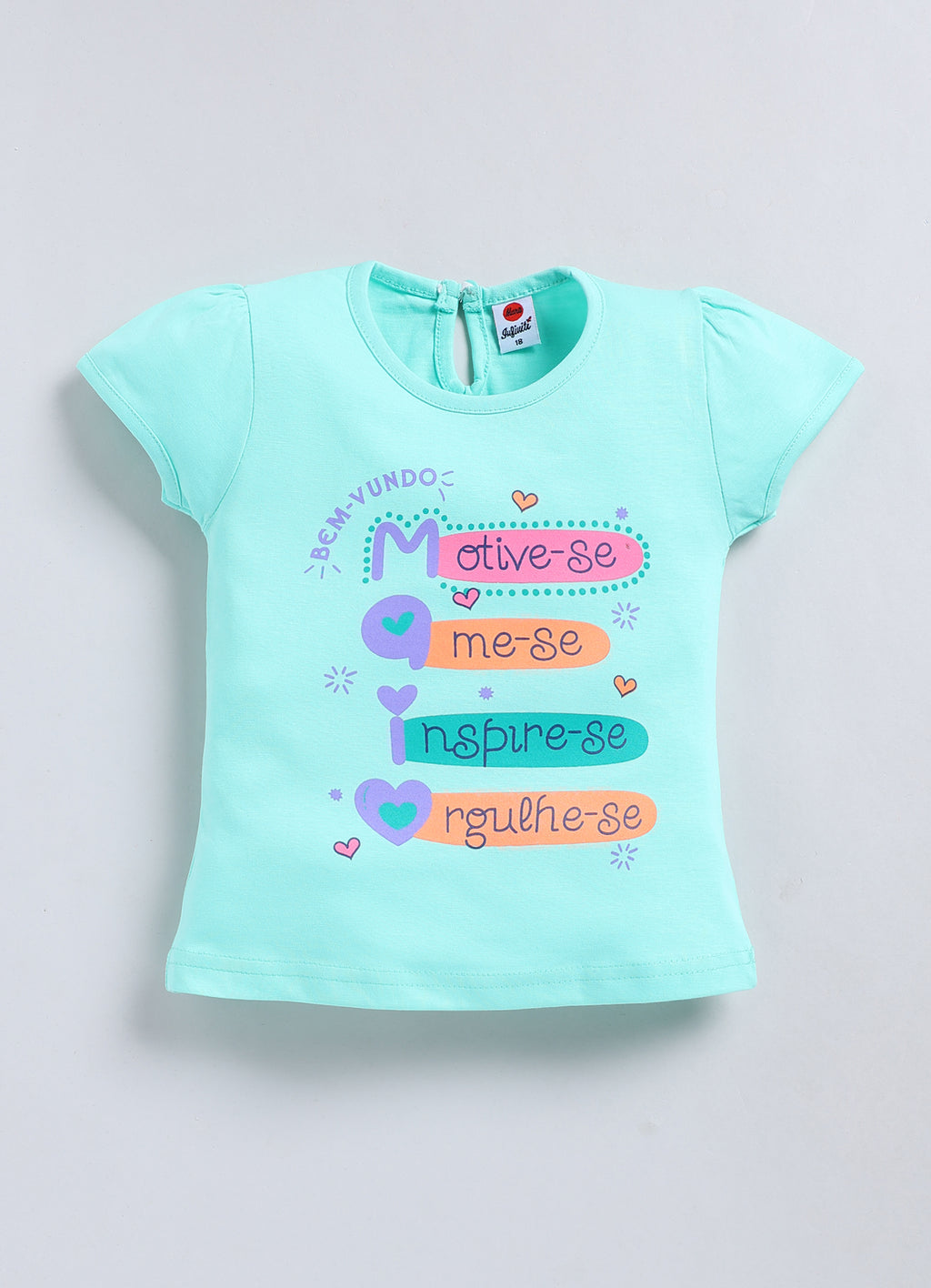 Mars Infiniti Baby Girls Casual Top Capri (Skygreen, Blue)