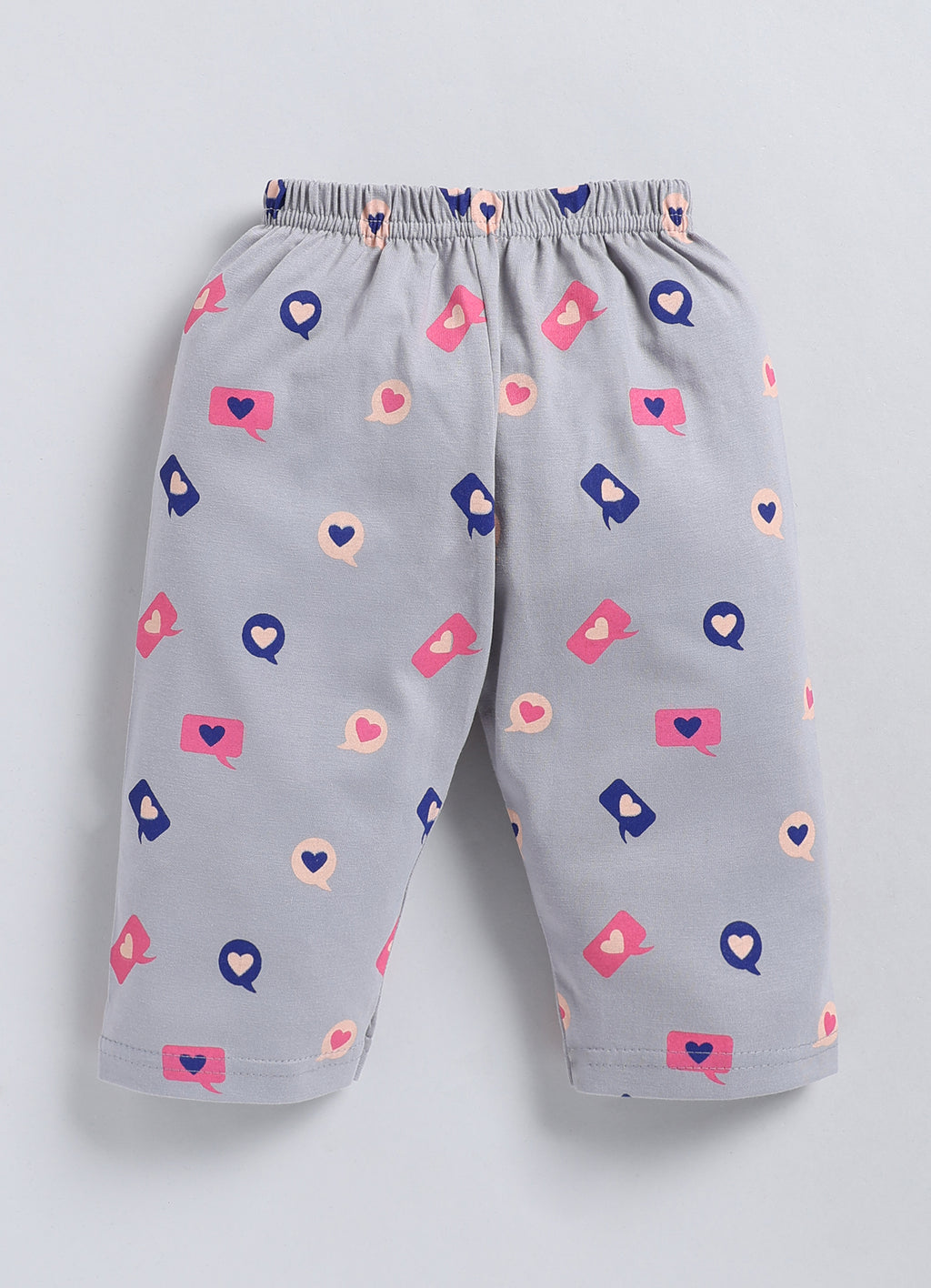 Mars Infiniti Baby Girls Casual Top Capri (Peach, grey)