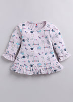 Mars Infiniti Baby Girls Casual Top Pyjama (Lilac)