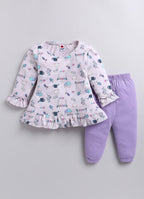 Mars Infiniti Baby Girls Casual Top Pyjama (Lilac)