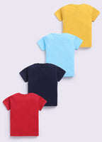 Mars Infiniti Pure Cotton Tshirts for Boys Kids | Summer Tops for Babyboys | Lightweight and Breathable| Playful Printed tees | Halfsleeve Tshirts| Colorful Playful Printed Tops