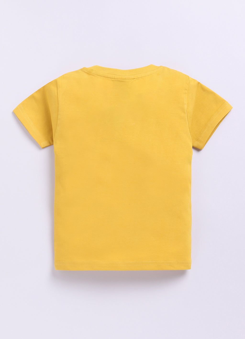 Mars Infiniti Pure Cotton Tshirts for Boys Kids | Summer Tops for Babyboys | Lightweight and Breathable| Playful Printed tees | Halfsleeve Tshirts| Colorful Playful Printed Tops|Mustard