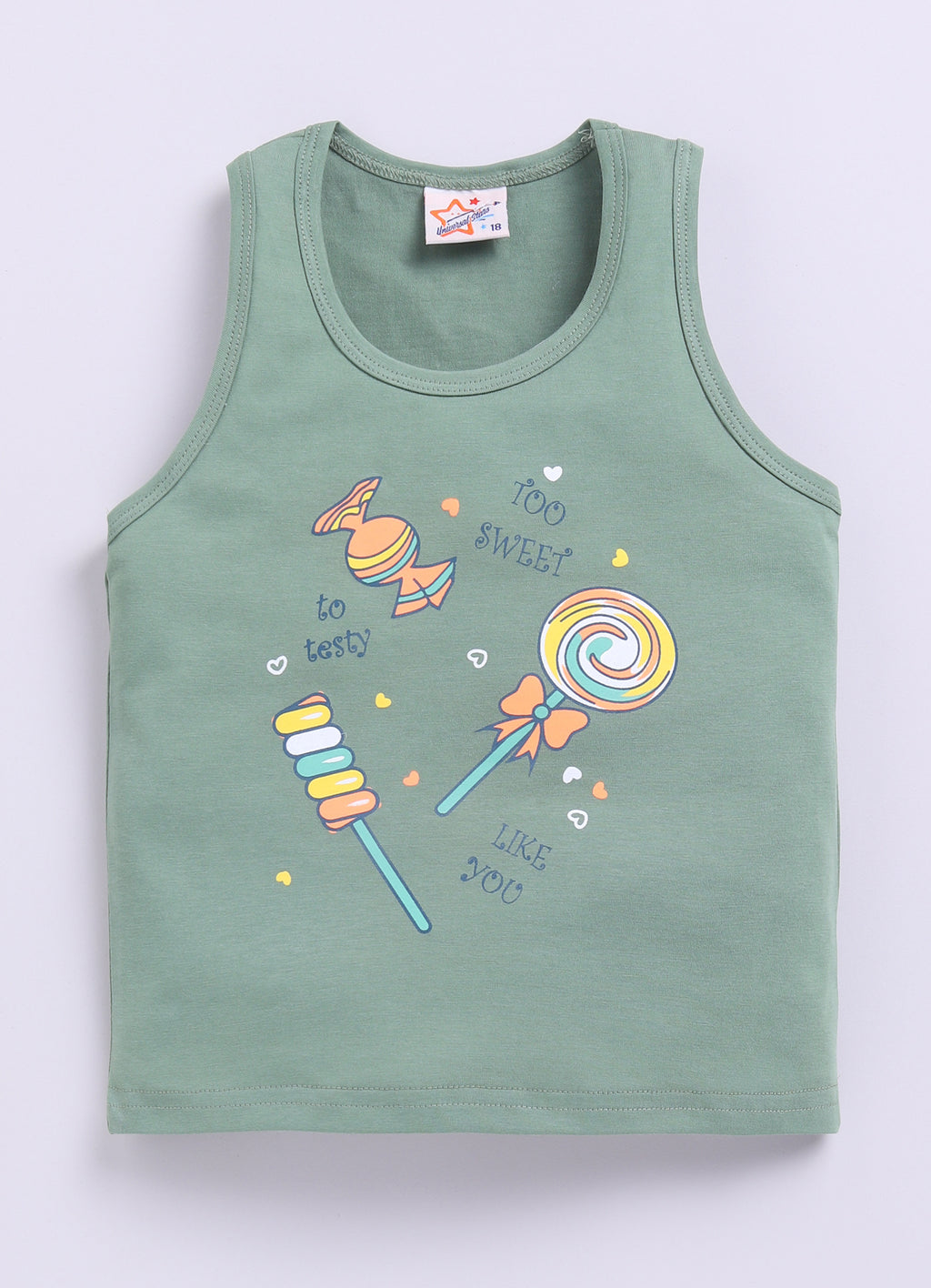 Mars Infiniti Pure Cotton Sleeveless T-Shirt and Half Pant Set for Baby Boys|Infant tshirt and half pant set| Coordinated Set for Unisex kids|Green