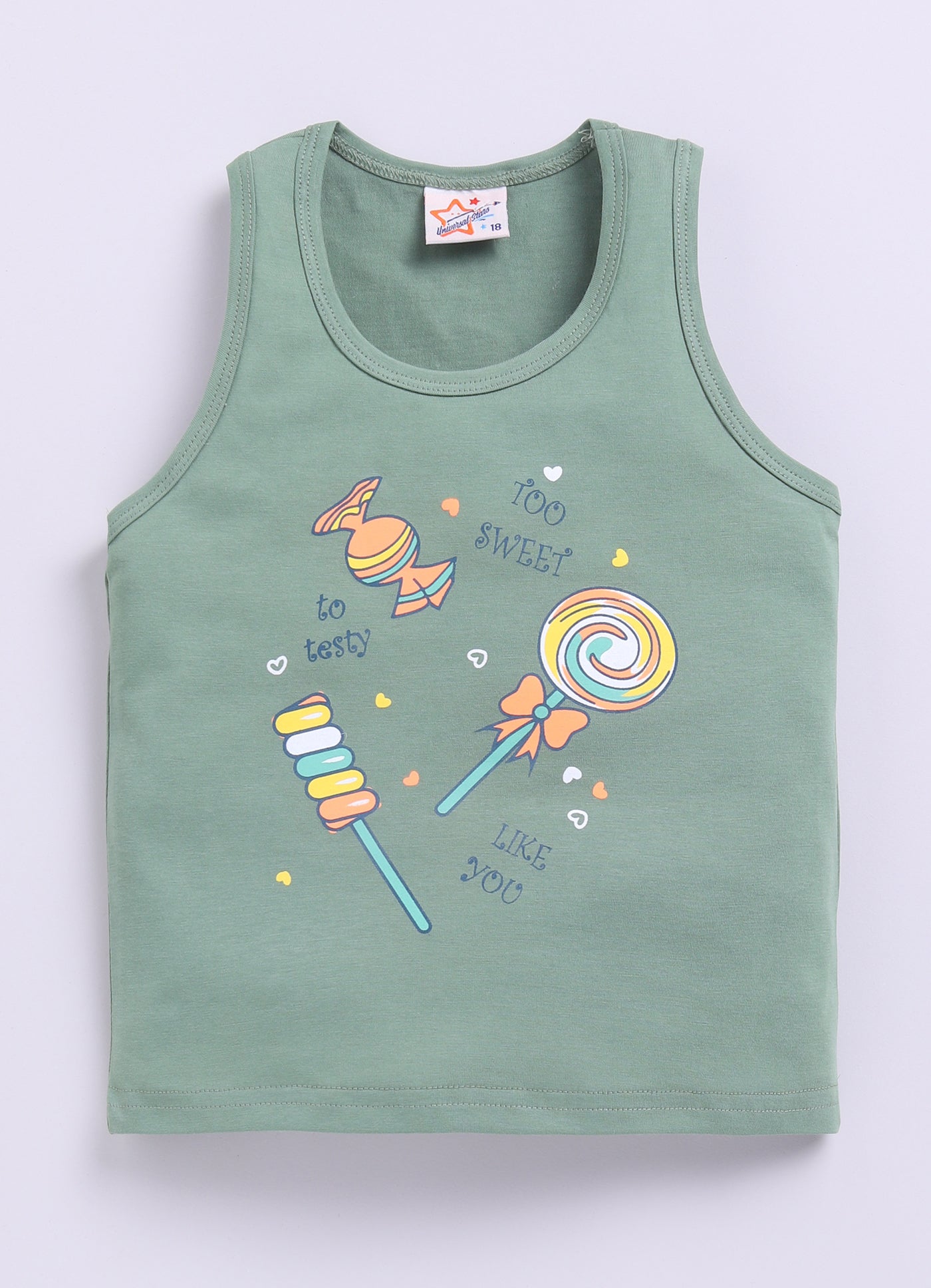Mars Infiniti Pure Cotton Sleeveless T-Shirt and Half Pant Set for Baby Boys|Infant tshirt and half pant set| Coordinated Set for Unisex kids|Green