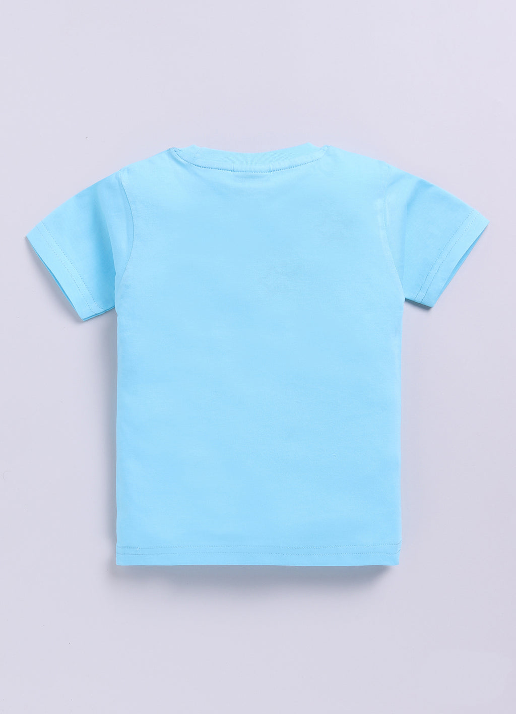 Mars Infiniti Pure Cotton Tshirts for Boys Kids | Summer Tops for Babyboys | Lightweight and Breathable| Playful Printed tees | Halfsleeve Tshirts| Colorful Playful Printed Tops|Sky Blue