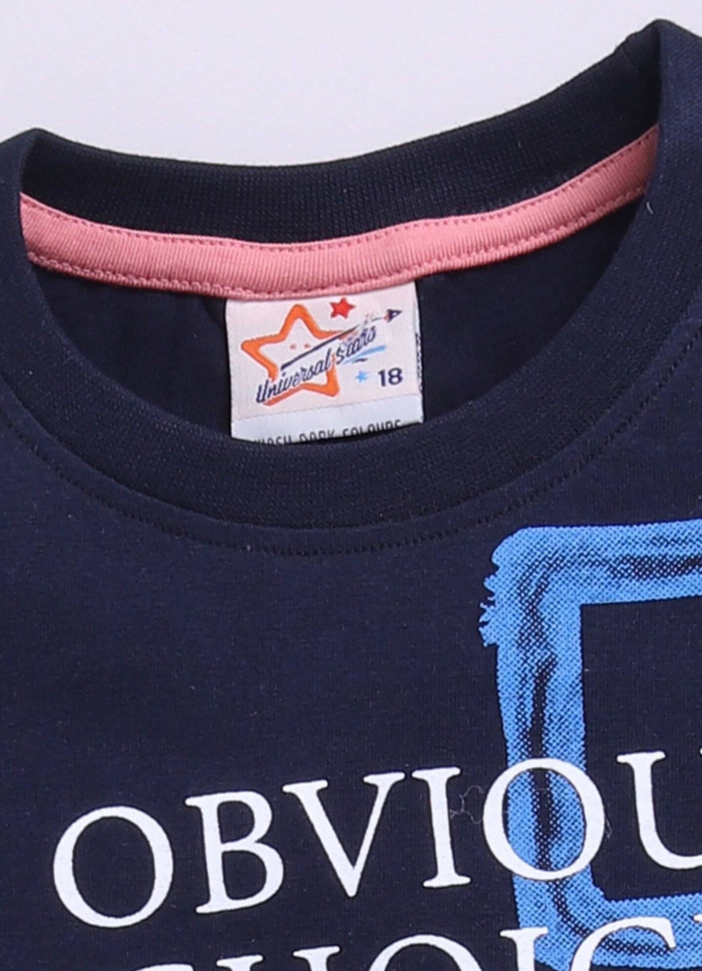 Mars Infiniti Pure Cotton Tshirts for Boys Kids | Summer Tops for Babyboys | Lightweight and Breathable| Playful Printed tees | Halfsleeve Tshirts| Colorful Playful Printed Tops|Navy Blue