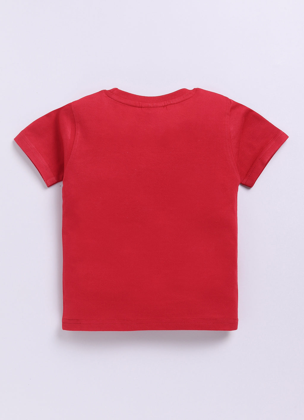 Mars Infiniti Pure Cotton Tshirts for Boys Kids | Summer Tops for Babyboys | Lightweight and Breathable| Playful Printed tees | Halfsleeve Tshirts| Colorful Playful Printed Tops|Red