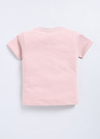 Mars Infiniti Pure Cotton Half Sleeve T Shirt - Rose