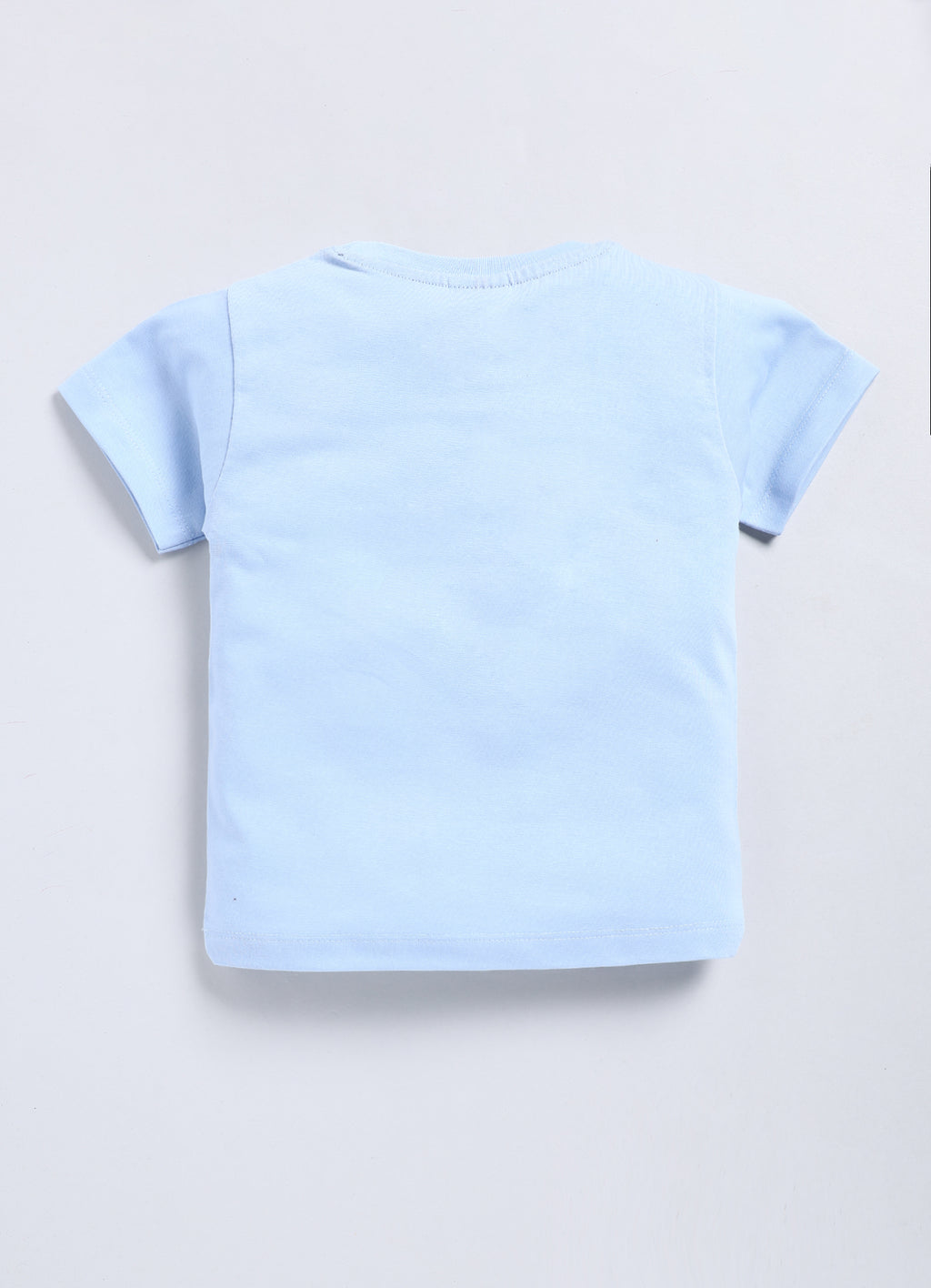 Mars Infiniti Pure Cotton Half Sleeve T Shirt - Sky Blue