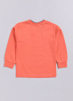 Mars Infiniti Boys Casual T-shirt Track Pants (Orange)