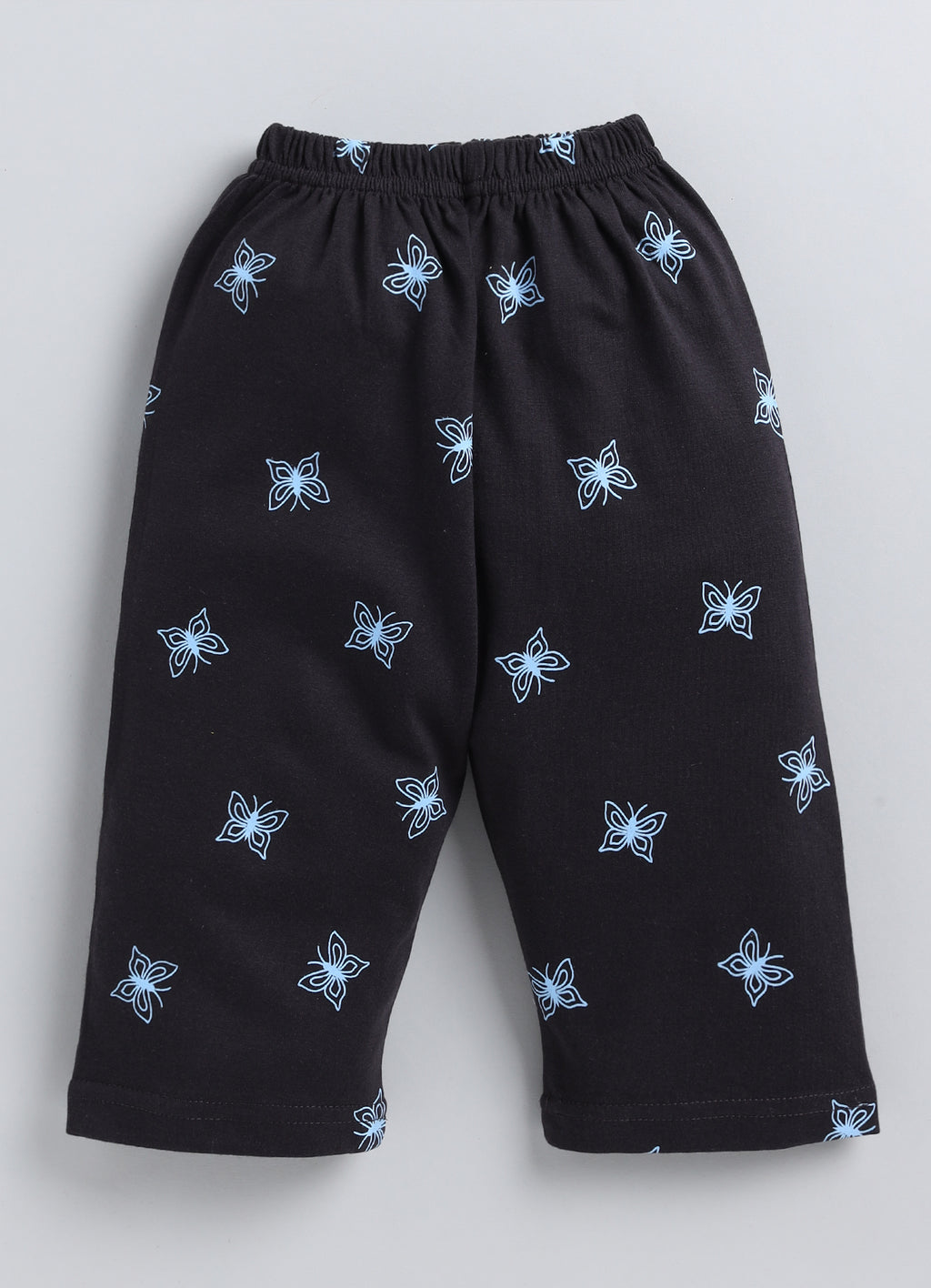 Mars Infiniti Baby Girls Casual Top Capri (Sky Blue, Navy)