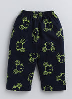 Mars Infiniti Baby Girls Casual Top Capri (Fluorescent Green, Black)