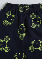Mars Infiniti Baby Girls Casual Top Capri (Fluorescent Green, Black)