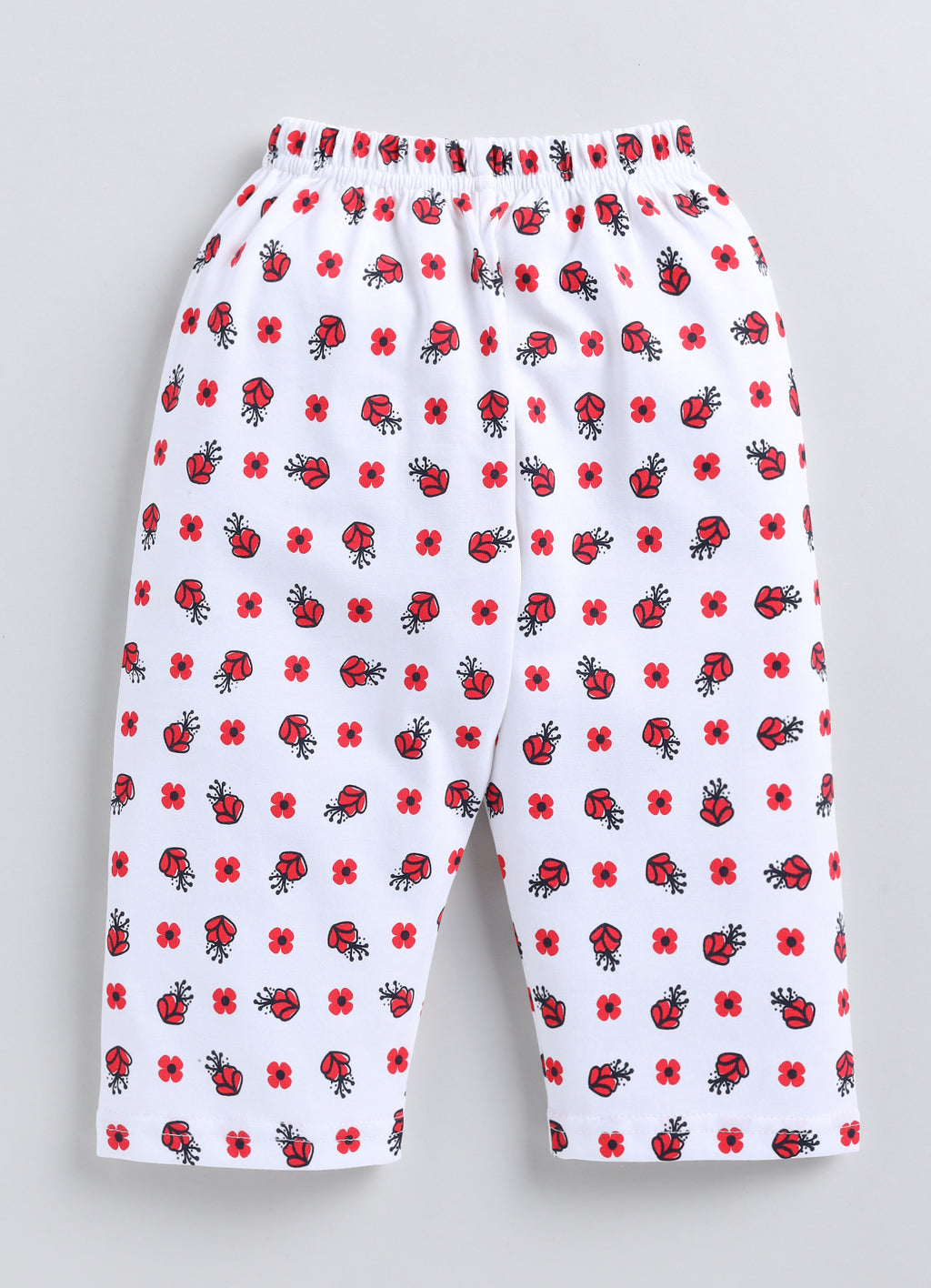 Mars Infiniti Baby Girls Casual Top Capri (Red, White)