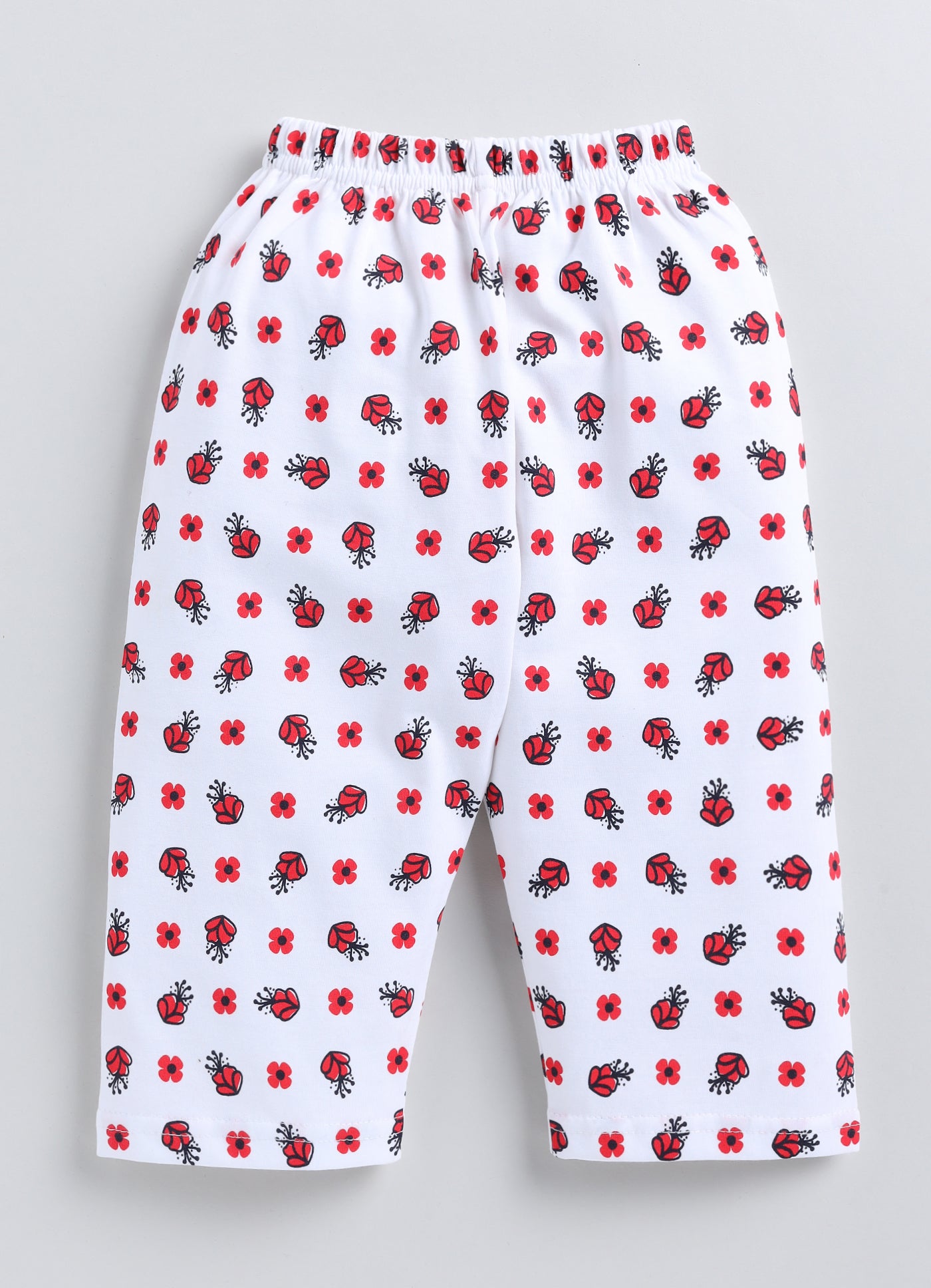 Mars Infiniti Baby Girls Casual Top Capri (Red, White)