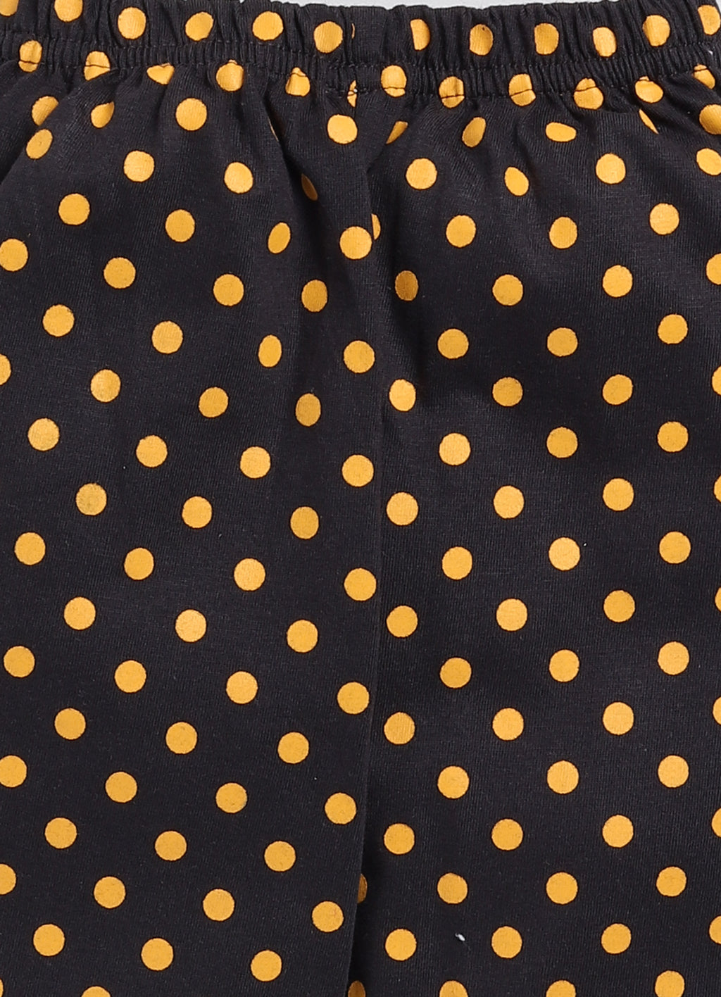 Mars Infiniti Baby Girls Casual Top Capri (Mustard, Black)