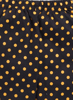 Mars Infiniti Baby Girls Casual Top Capri (Mustard, Black)