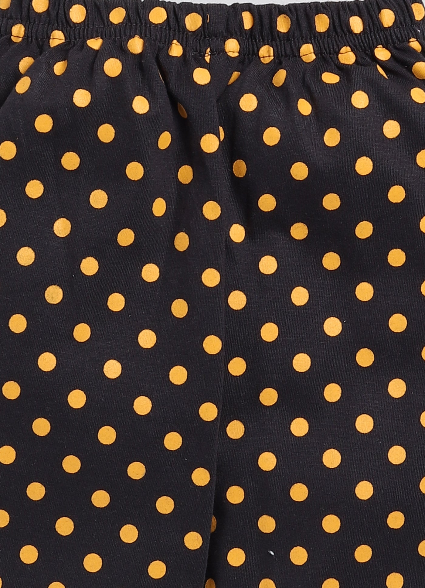 Mars Infiniti Baby Girls Casual Top Capri (Mustard, Black)