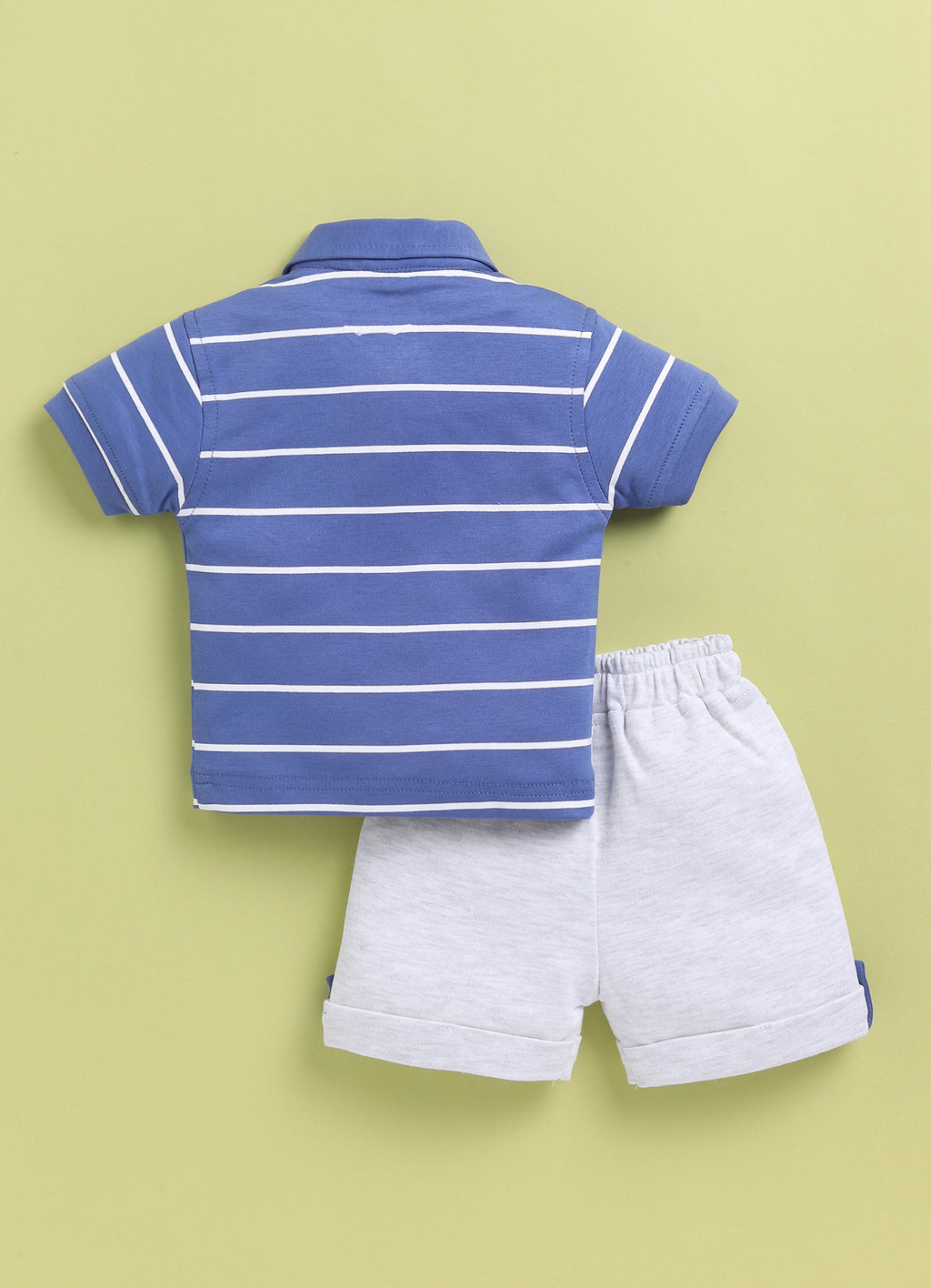 Mars Infiniti Baby Boys Pure Cotton Polo Half Sleeve T-shirt & Shorts Set