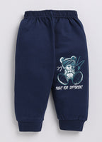Mars Infiniti Boys & Girls Casual Sweatshirt Track Pants (Dark Green, Navy blue)
