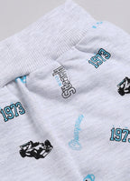 Mars Infiniti Boys & Girls Casual Sweatshirt Track Pants (Sky Blue, Melange)