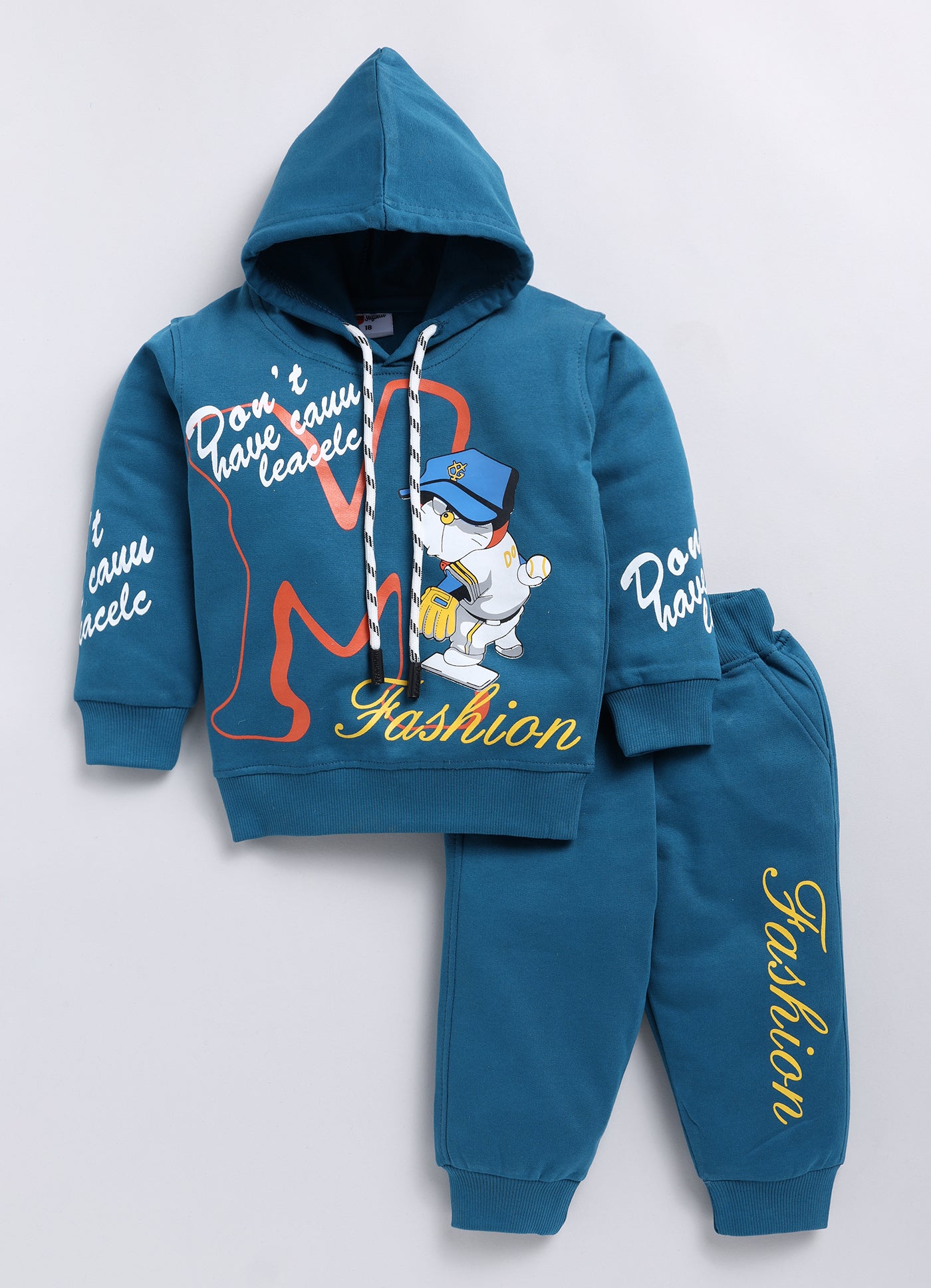 Mars Infiniti Boys & Girls Casual Sweatshirt Sweatpant (Peacock Blue)