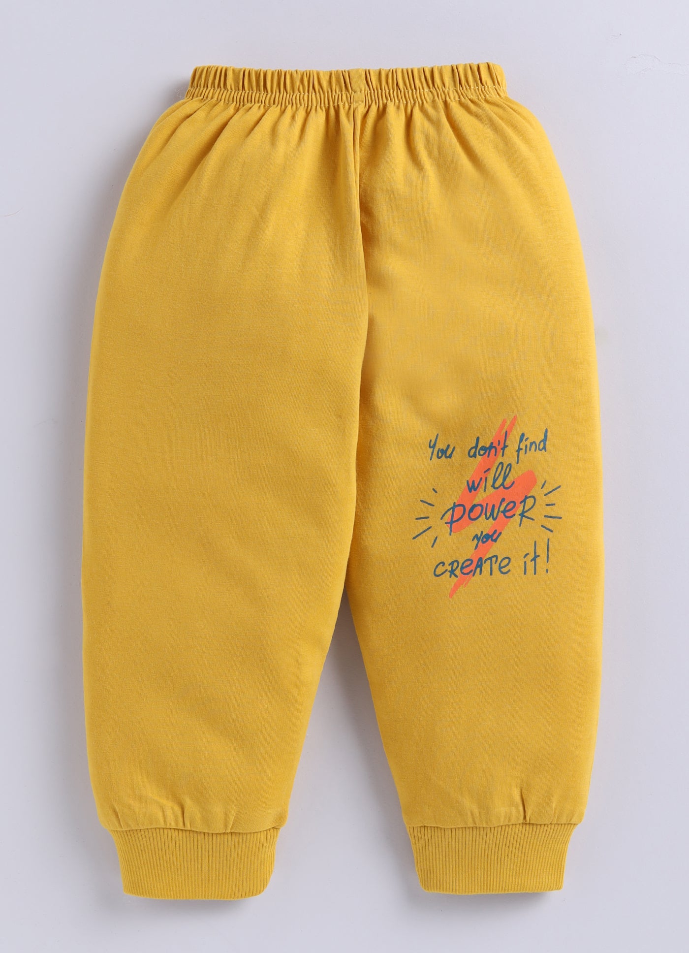 Mars Infiniti Boys Casual T-shirt Track Pants (Deep Green, Mustard)