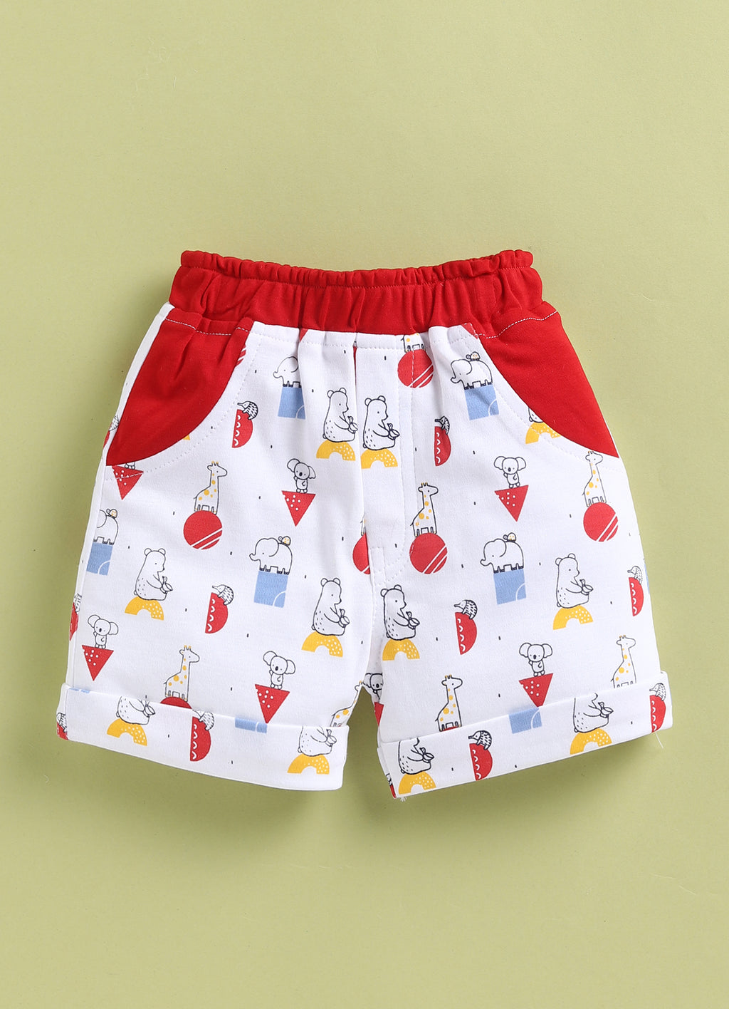 Mars Infiniti Baby Boys Pure Cotton Polo Half Sleeve T-shirt & Shorts Set