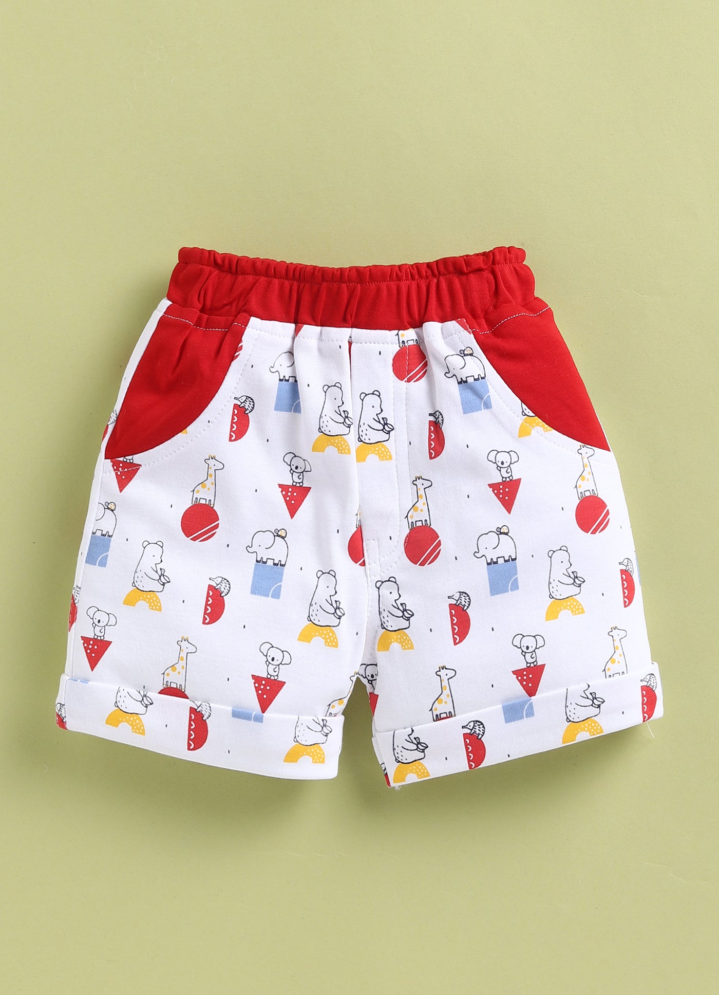 Mars Infiniti Baby Boys Pure Cotton Polo Half Sleeve T-shirt & Shorts Set