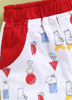 Mars Infiniti Baby Boys Pure Cotton Polo Half Sleeve T-shirt & Shorts Set