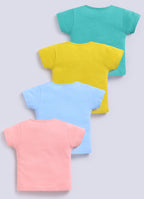 Mars Infiniti Pure Cotton Tshirts for Girls Kids | Summer Tops for Babygirls | Lightweight and Breathable| Playful Printed tees | Halfsleeve Tshirts| Colorful Playful Printed Tops
