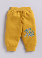 Mars Infiniti Boys & Girls Casual Sweatshirt Track Pants (Emerald & Mustard)