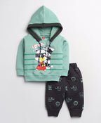 Mars Infiniti Boys & Girls Casual Sweatshirt Track Pants (Sea Green)