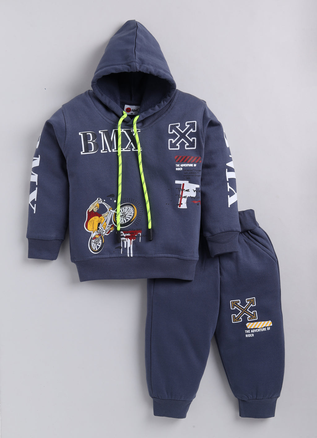 Mars Infiniti Boys & Girls Casual Sweatshirt Sweatpant (Charcoal Grey)