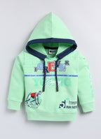 Mars Infiniti Boys & Girls Casual Sweatshirt Track Pants (Kiwi Green, Deep Blue)