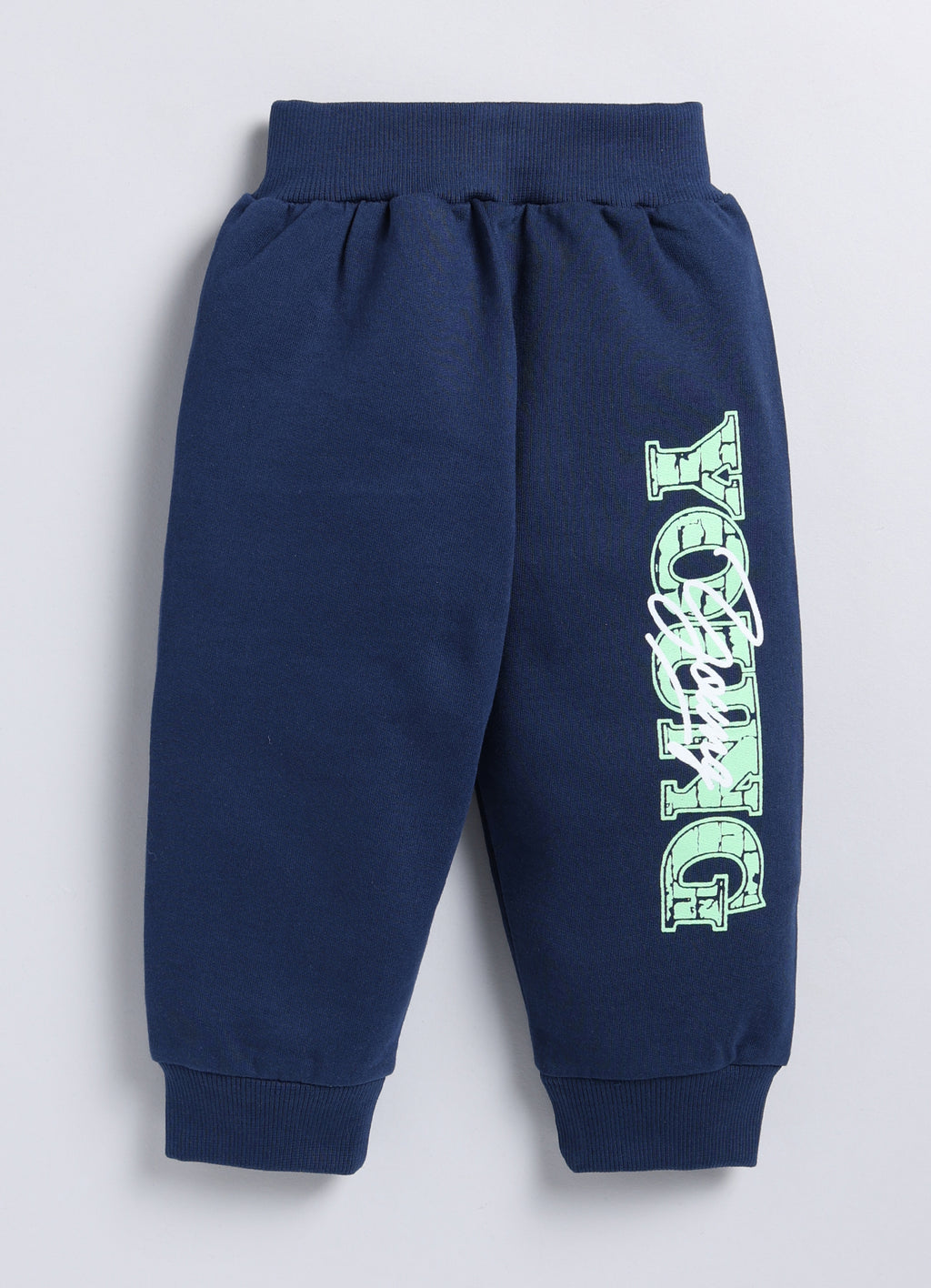Mars Infiniti Boys & Girls Casual Sweatshirt Track Pants (Kiwi Green, Deep Blue)