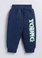 Mars Infiniti Boys & Girls Casual Sweatshirt Track Pants (Kiwi Green, Deep Blue)