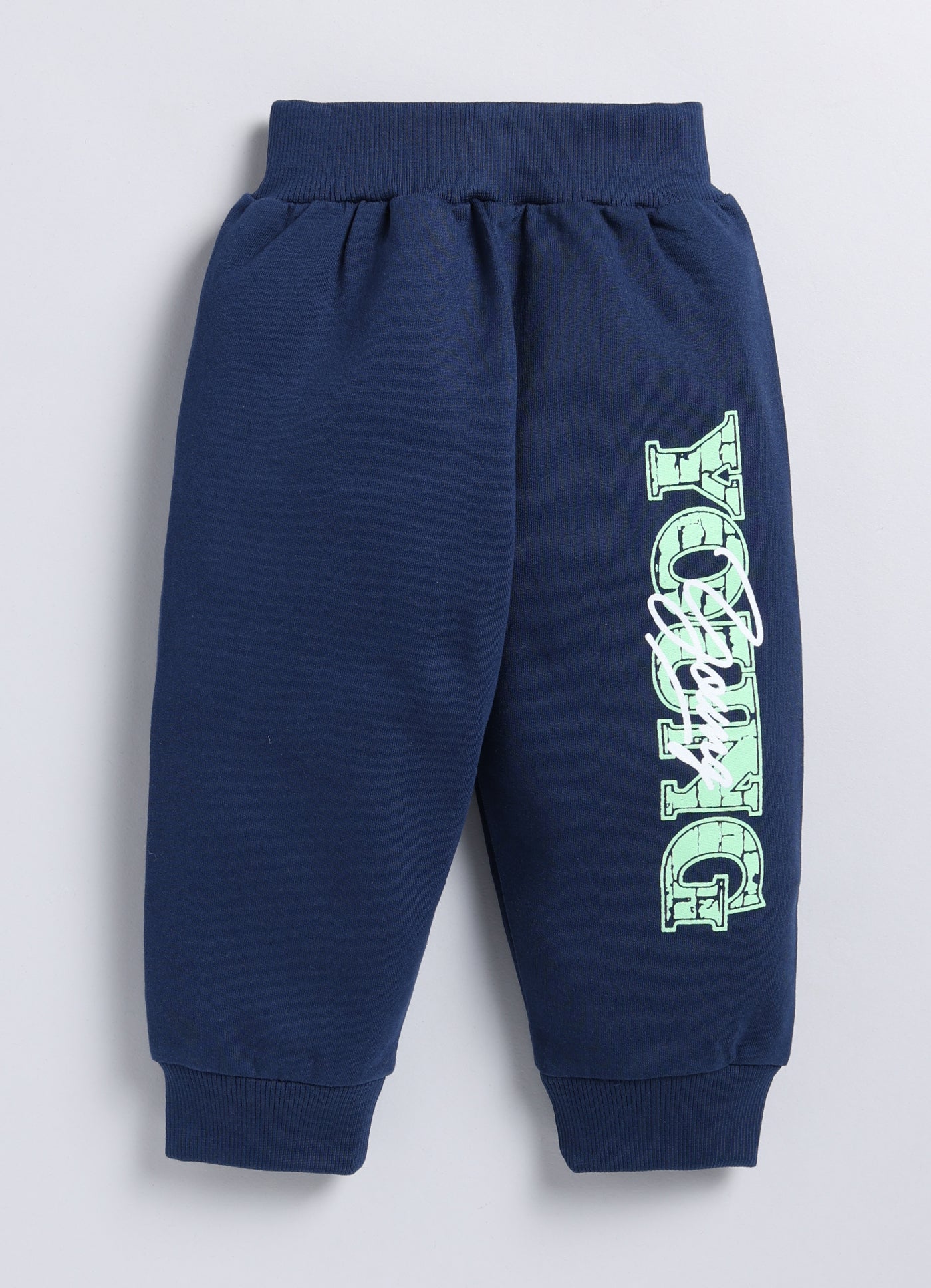 Mars Infiniti Boys & Girls Casual Sweatshirt Track Pants (Kiwi Green, Deep Blue)