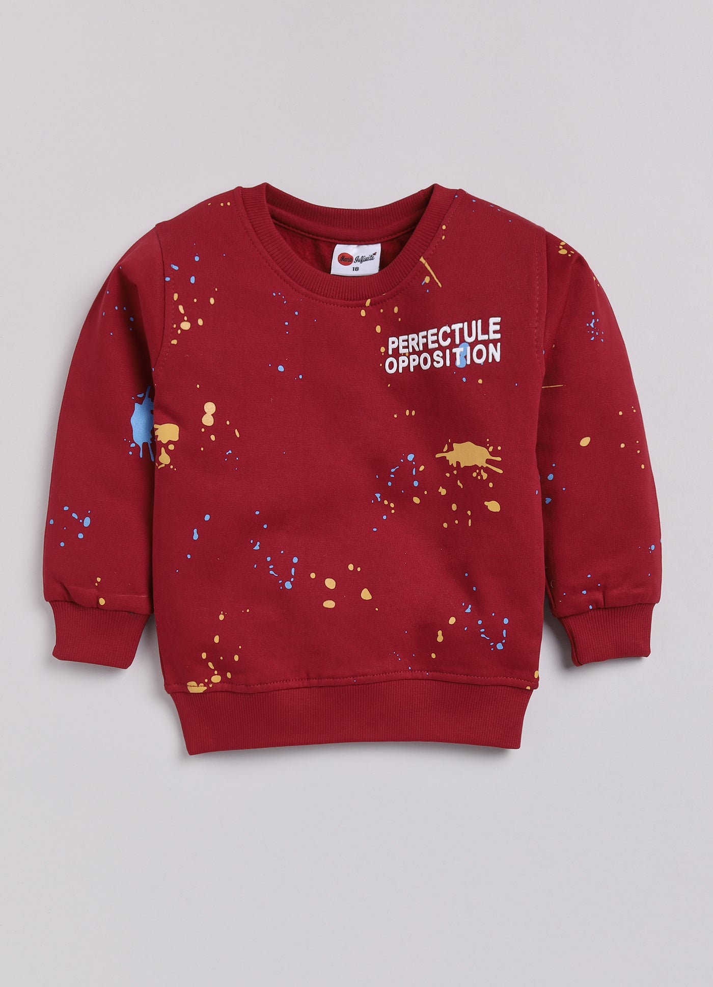 Mars Infiniti Boys & Girls Casual Sweatshirt Sweatpant (Maroon)