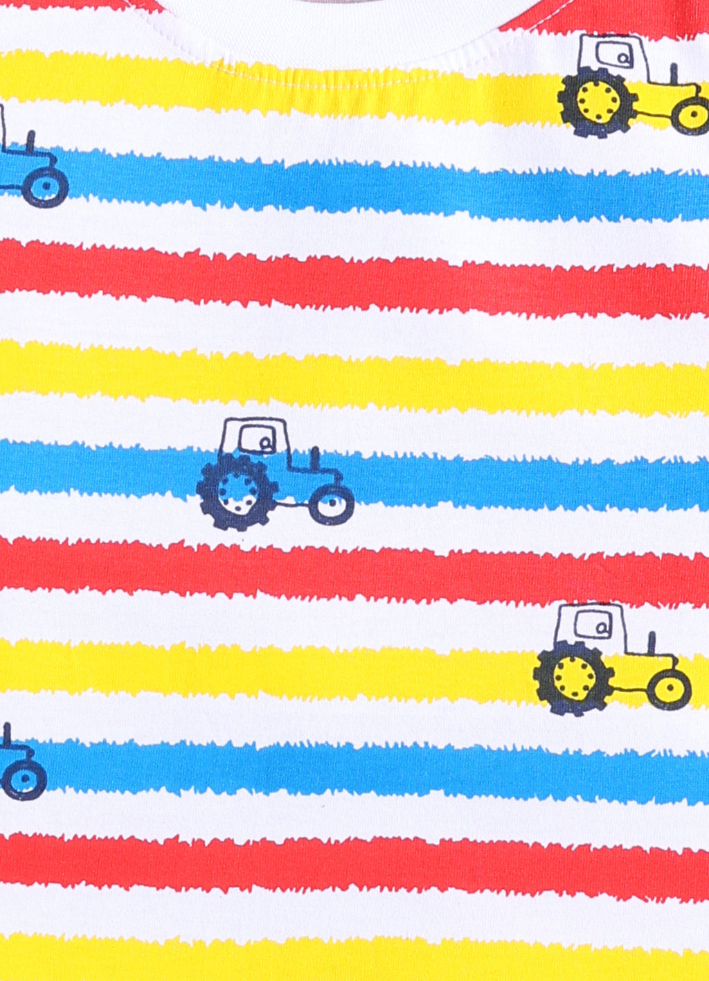 Mars Infiniti Blue Color Stylish Half T Shirt - Multicolor