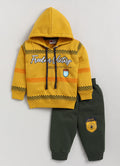 Mars Infiniti Boys & Girls Casual Sweatshirt Sweatpant (Mustard)