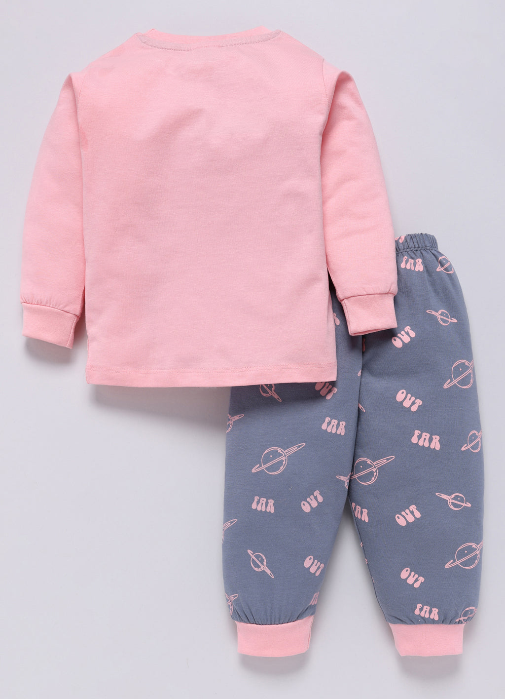 Mars Infiniti Boys Casual T-shirt Track Pants (Light Pink, Blue)