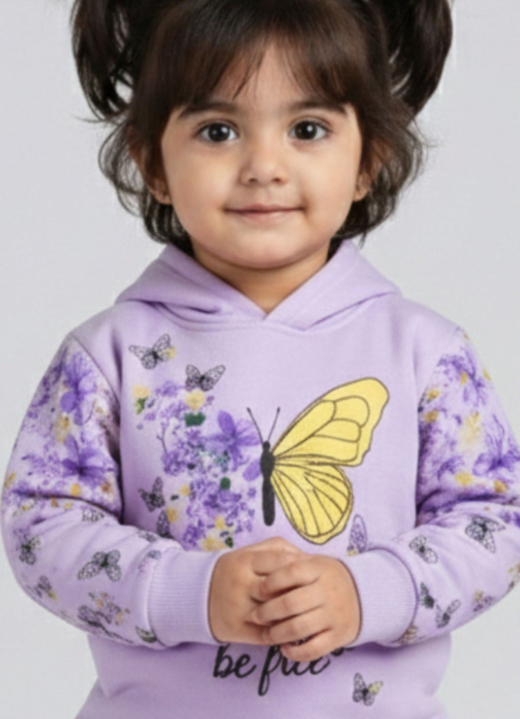 Mars Infiniti Girls Casual Hoodie and Track Pants for Winter (Pastel Purple)