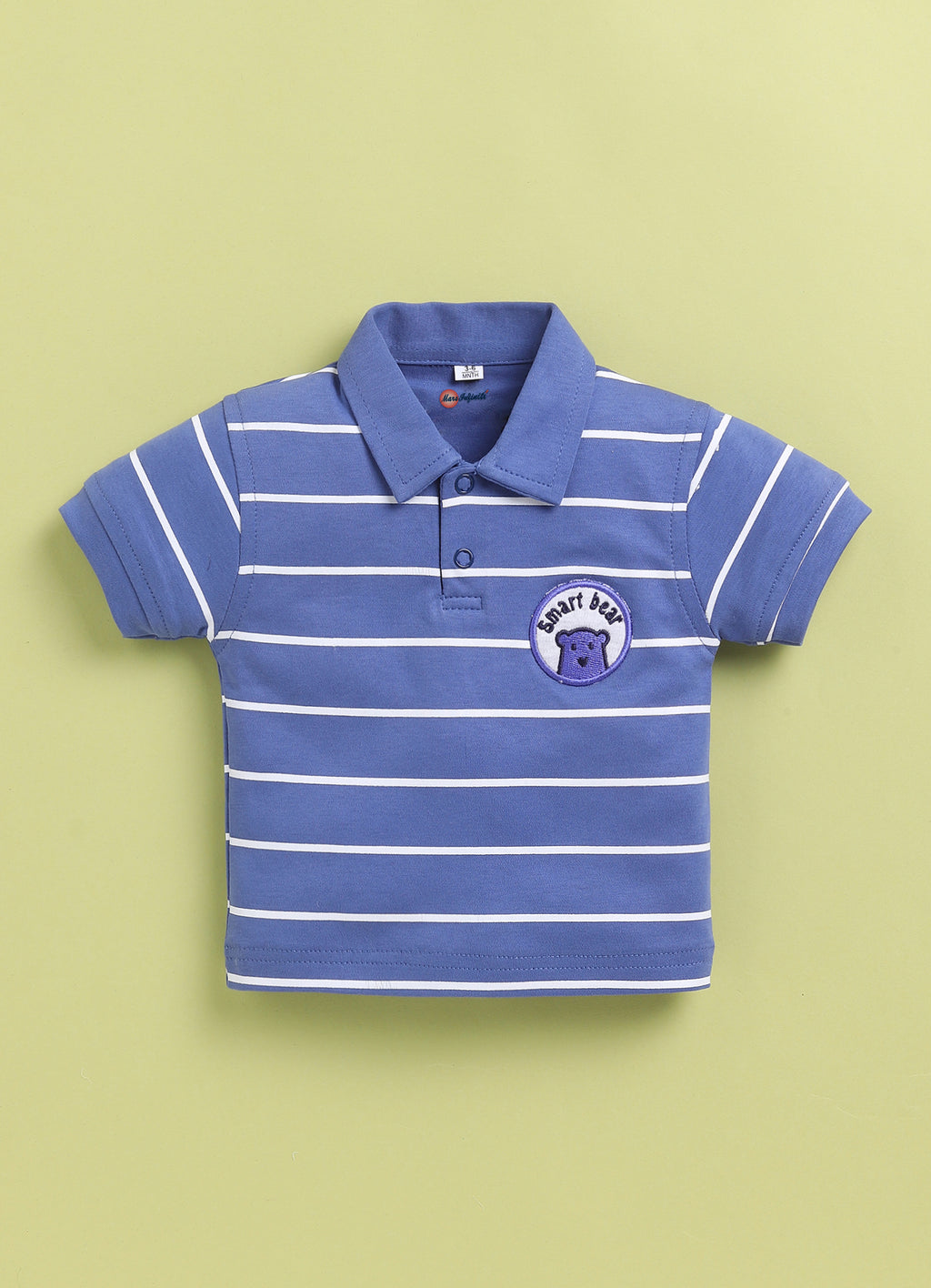 Mars Infiniti Baby Boys Pure Cotton Polo Half Sleeve T-shirt & Shorts Set