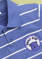 Mars Infiniti Baby Boys Pure Cotton Polo Half Sleeve T-shirt & Shorts Set