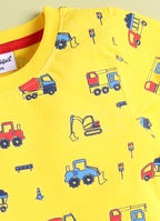 Mars Infiniti Boys Printed Pure Cotton Regular T Shirt - Pack of 2